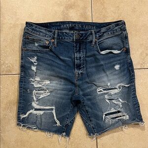Men’s American Eagle Distressed Denim Shorts